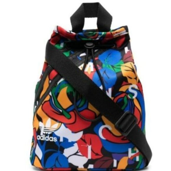 adidas Originals Unisex Rich MNISI Mini Bucket Backpack  Multicolor/Black -NWT main image 8